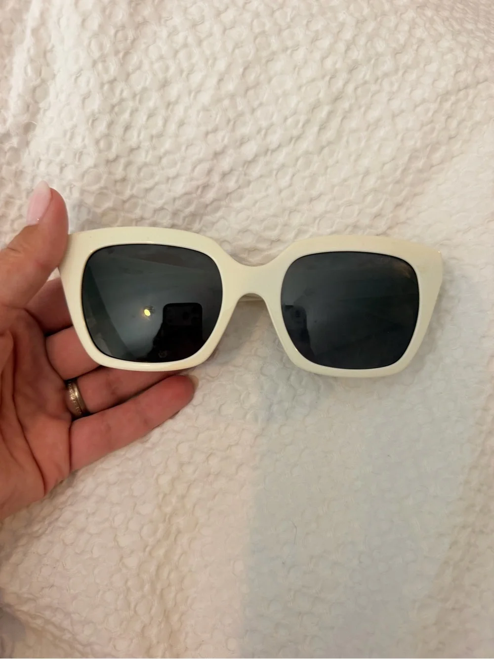 CELINE Monochroms 03 Ivory Butterfly Sunglasses